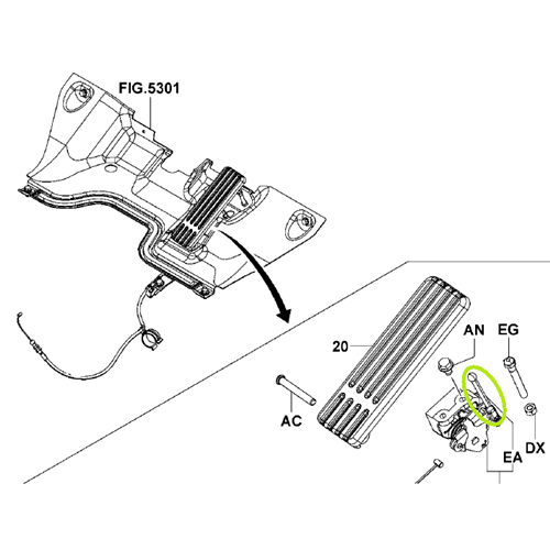 Accelerator Link Rod