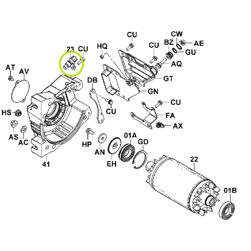 Pump / Drive Motor Sensor