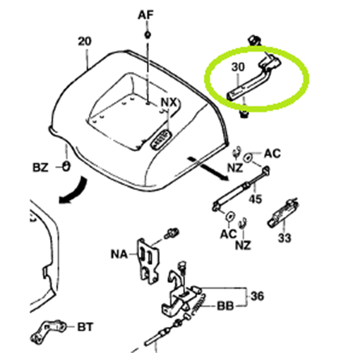 Bonnet Hinge