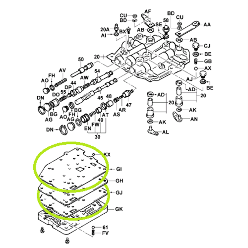 Valve Body Gasket - 6 Series