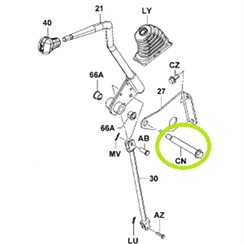 Control Twin Lever Bolt