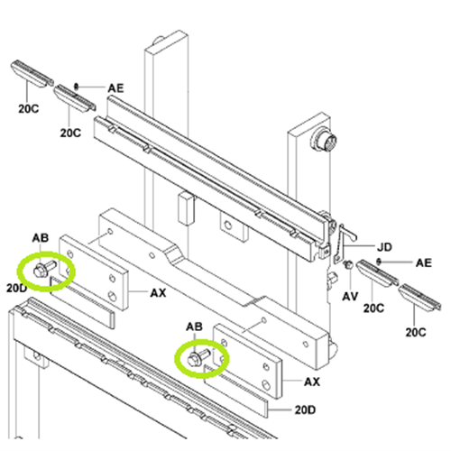 Bolt - E62 Lower Plate