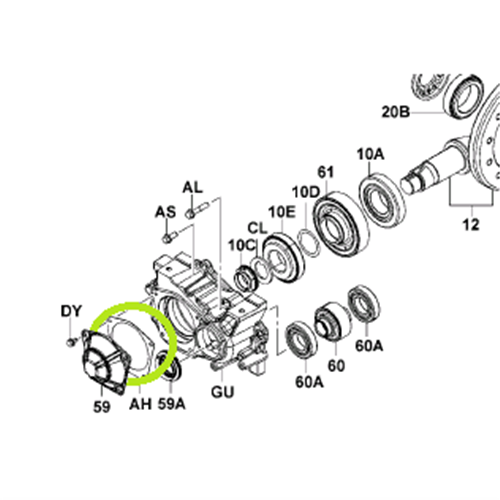Gasket - Diff Carrier Cover