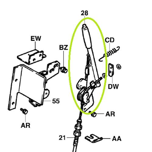 Hand Brake Assembly - 6FBRE