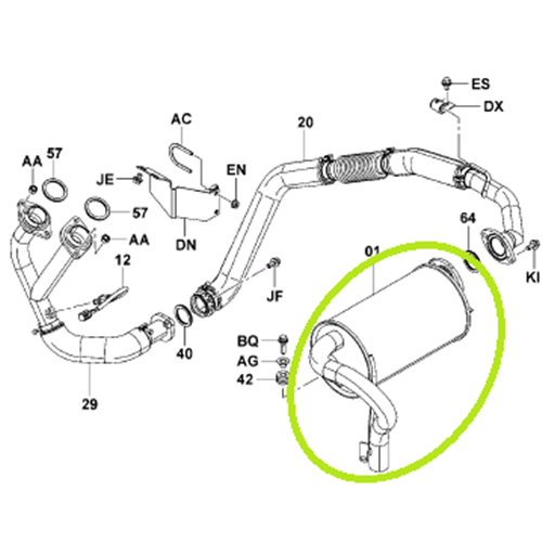 Muffler (1FZ)