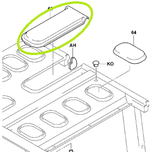 Roof Cap - Centre (7FB)
