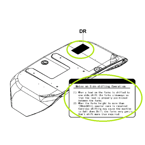 Decal Warning Label - 8 Series