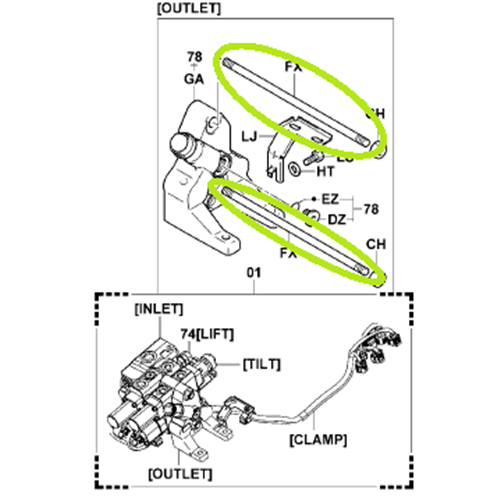 Stud Bolt - 4th Lever