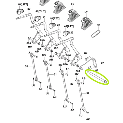 Bolt - 4th Lever