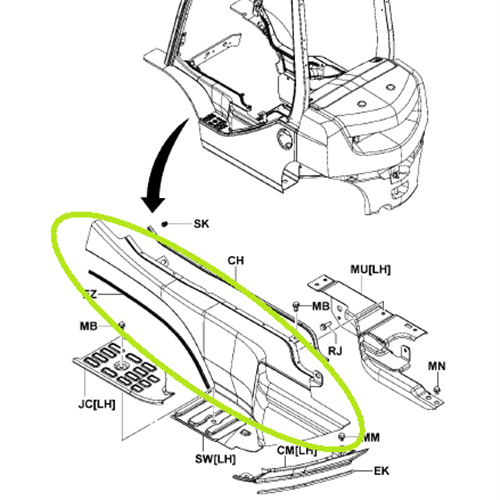 Step Sub-Assy LH