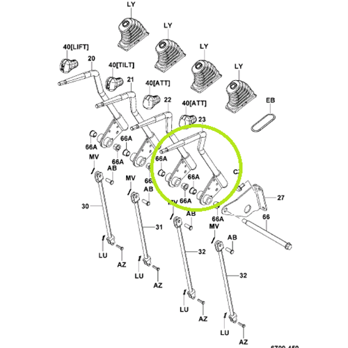 Control Lever - Attachment