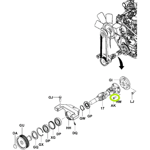 Bolt - Shaft Assembly