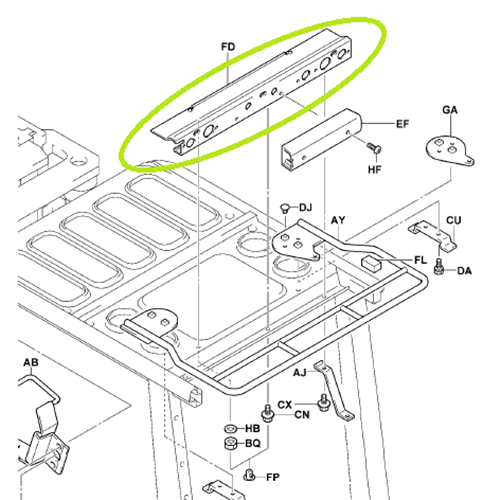 Inner Cover Bracket - Tail Light Assembly