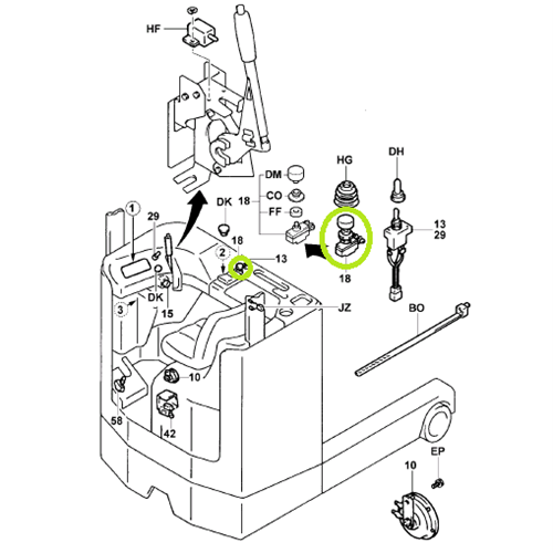 Horn Switch 6FBRE