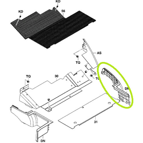 Side Cover RH - 7FBE