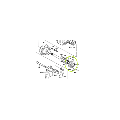 Gasket - Front Axle Shaft
