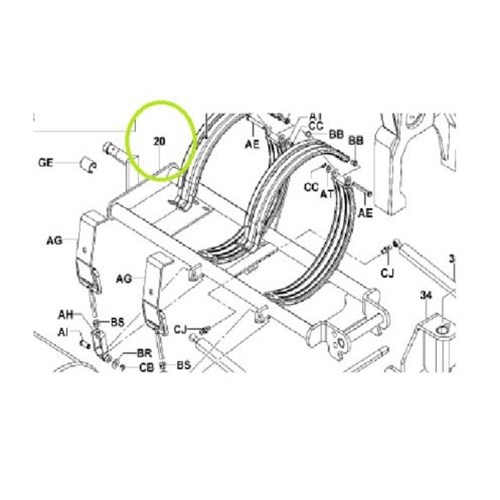 Bracket Sub Assy, LPG Cylinder
