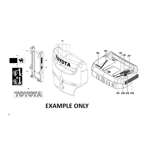 Decal Kit - 8 Series 2.5t (32-8FG25)