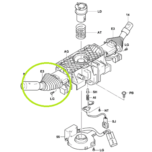 Switch Assembly - Directional (Genuine)
