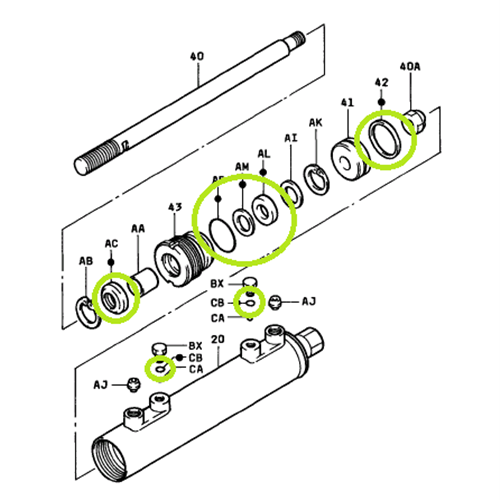 Power Steer Seal Kit