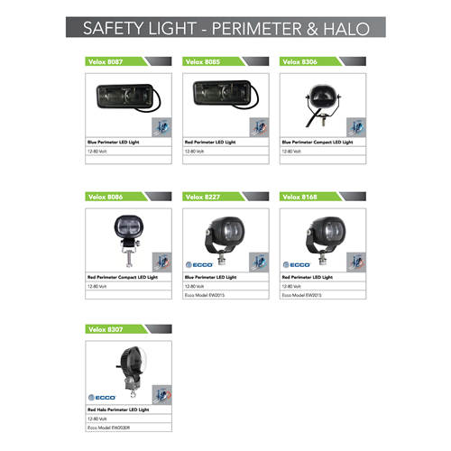 LED Perimeter Light - Red (10-80 Volt) 18W