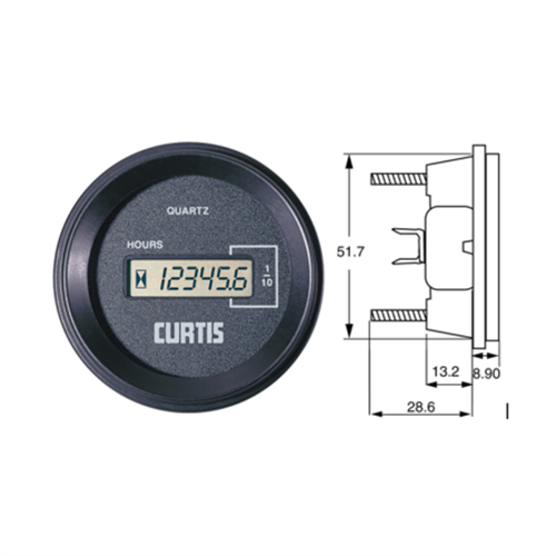 Hour Meter - Digital 12 - 48VDC